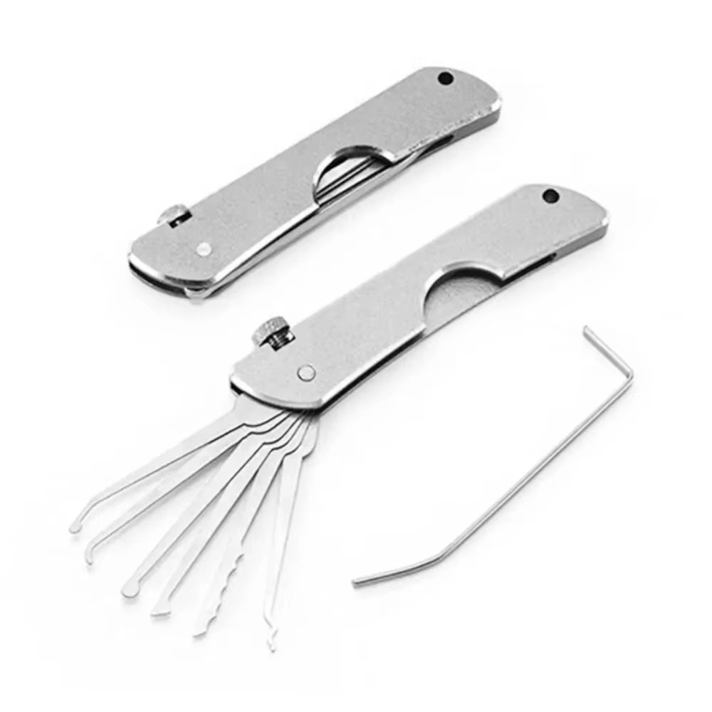 21pcs Compact Lock Picking Set Rust-resistant Versatile Door Open Keys Key Replacement Convenient Mini Hooks Remover Kit