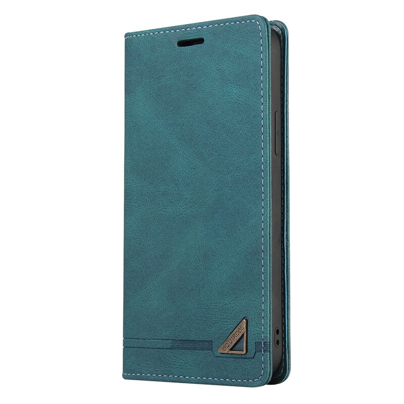 Na – Coque portefeuille magnétique en cuir pour Xiaomi, pour Redmi Note 10, Note 10 Pro, 10 Pro Max, 10S: Redmi Note 10ProMax / Bleu
