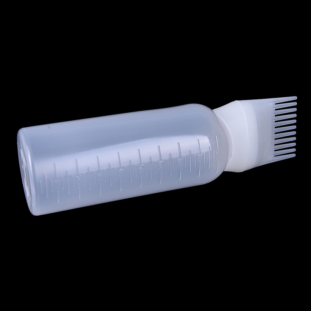 Bote aplicador para teñir el cabello, botella dispensadora de tinte para el cabello, cepillo de salón, para niñas, botella de limpieza para teñir el cabello, 6oz