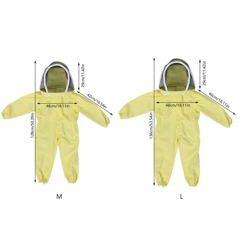 Child Beekeeping Protective Suit Bee Beekeepers Bee Suit Equipment Farm Visitor Protect Beekeeping Suit L