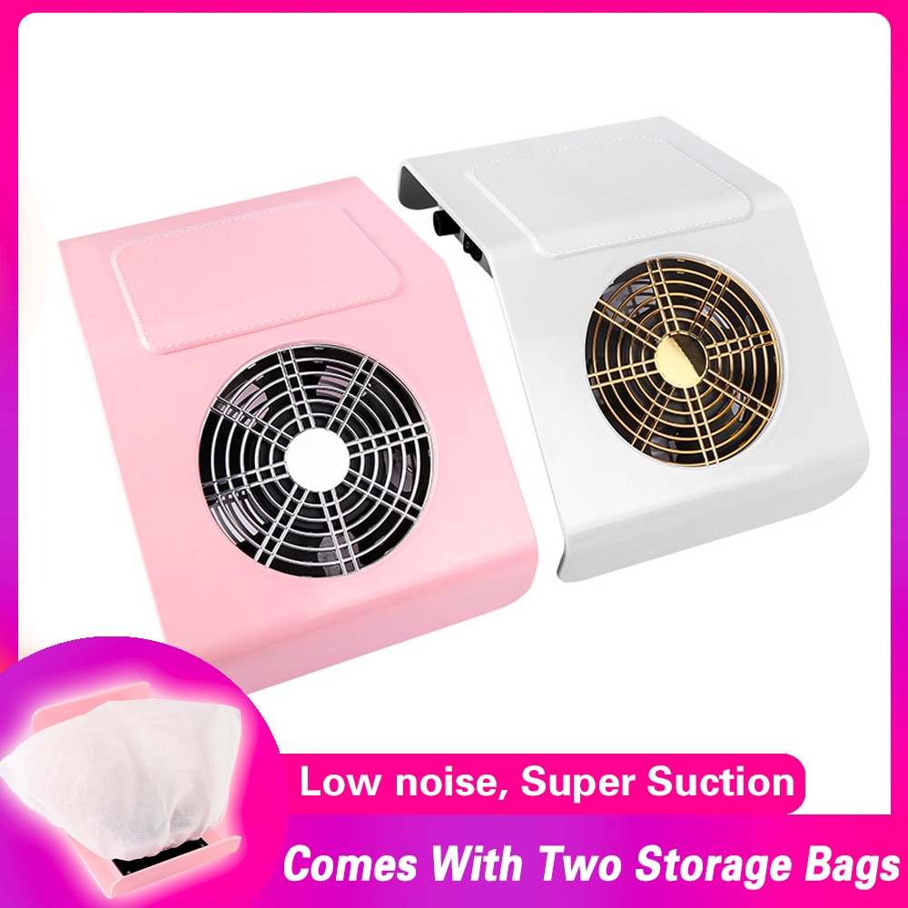40W Sterke Macht Nail Zuig Dust Collector Nail Dust Collector Stofzuiger Nail Fan Art Salon Manicure Machine