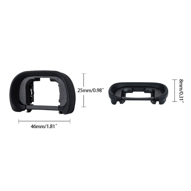 Visor antiarañazos K92F, Compatible con cámara de FDA-EP18, cómodo, A7R, A7III, A7M3, A7RII, A7R2, A9, A7R3