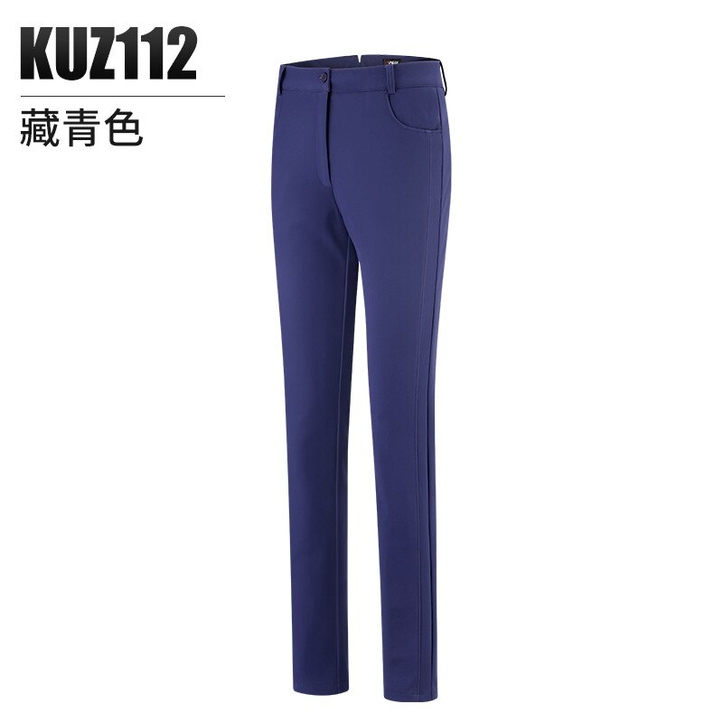 PGM autunno inverno pantaloni da Golf impermeabili da donna spessi mantenere caldi pantaloni lunghi da Golf pantaloni da Tennis antivento KUZ112: KUZ112 navy / L  29