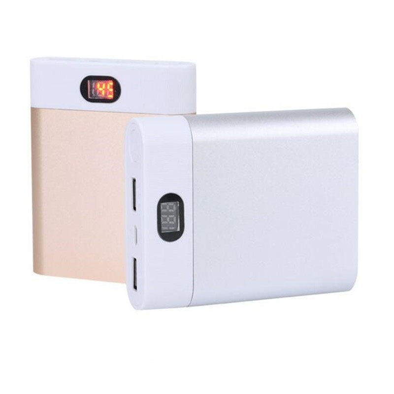 10400mah 4x18650 Battery Charger Intelligent Power Bank Case Rechargeable Charger for 18650 Battery without Battery