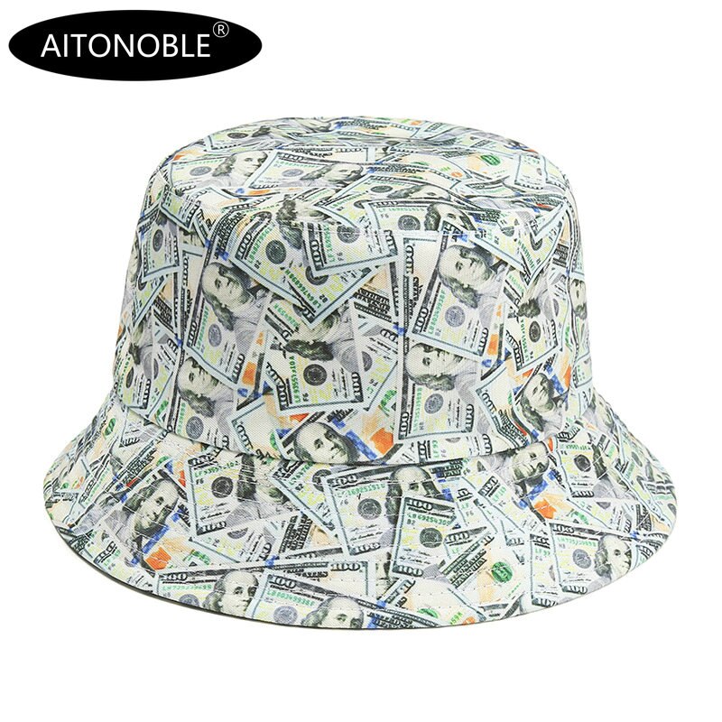 Aitonoble-Sombrero de cubo para niña, sombrero de sol de playa para deportes al aire libre, gorros de playa de viaje, gorras de pescador, gorro de Hip Hop, novedad de: 806-2