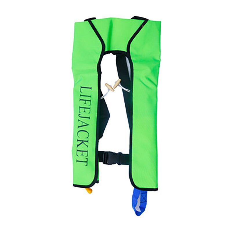 Automatic Inflatable Life Jacket Swiming Fishing Life Vest Water Sports Children Adult Life Vest for Surf Drifting: Green