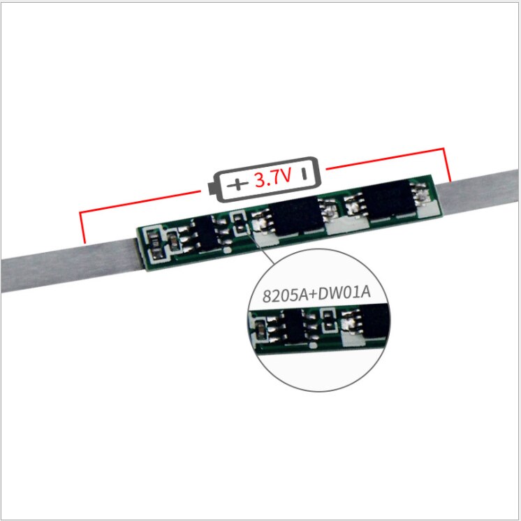 3.7V 5A battery protection board battery switch circuit board charge and discharge protection board