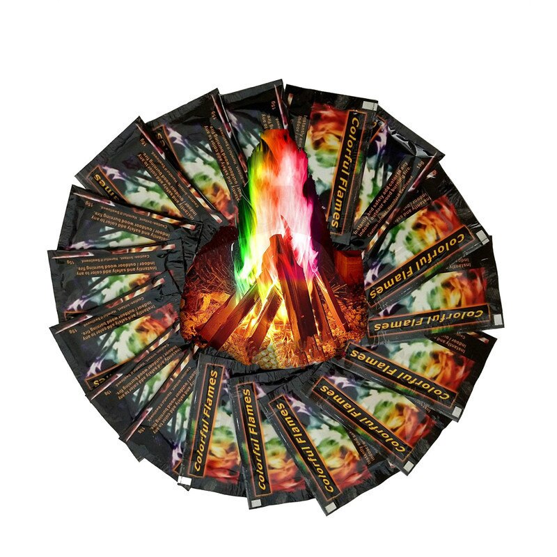 1Pcs Violet Glow-In-The-Dark Speelgoed Magic Fire Night Lichtgevende Sticker Licht Kinderpark Stickers Kids decor