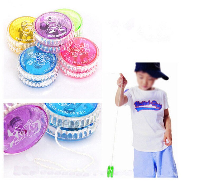 Yoyo kugle lysende yoyo led blinkende koblingsmekanisme yo-yo legetøj til børn børn fest underholdning
