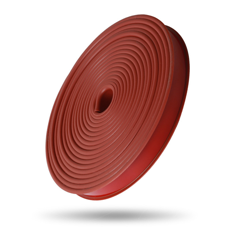 Bande de chant auto-adhésive de 1 mètre, panneau de meubles, armoire, Table, chaise, couvercle de protection, bande d'étanchéité en caoutchouc de Silicone en forme de U: 14mm / PINE