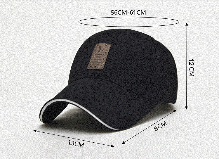 Mannen Verstelbare Baseball Cap Casual Leisure Hoeden Mode Jongen Snapback Hoed Caps