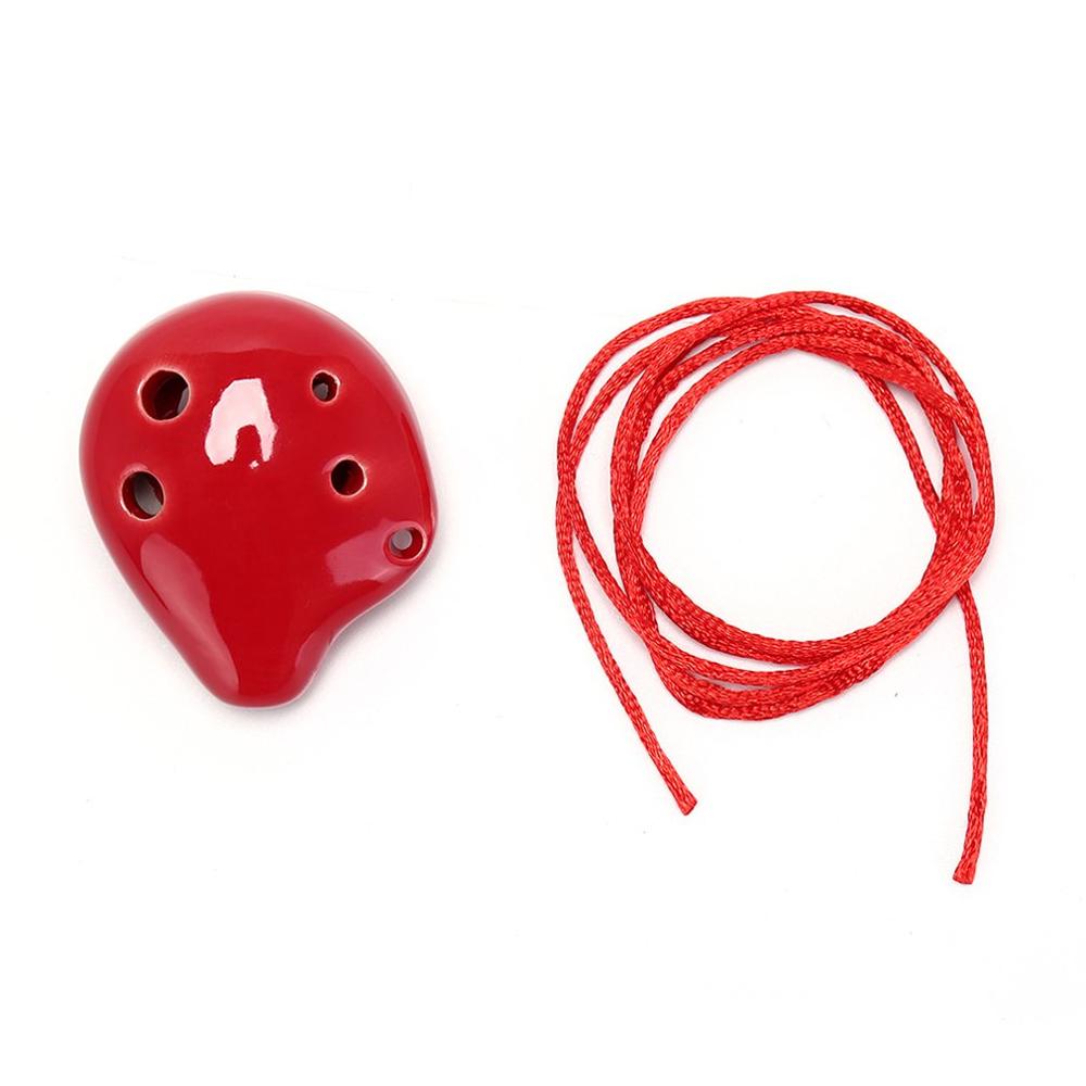 Easy To Learn & Develop Intelligence Mini Flute Ocarina 6 Holes Ceramic Flute Ocarina Of Time Ocarina Flute Music Instruments