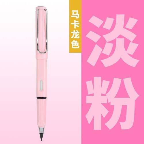 Ink Free Permanent Writing Pencil, Sharpening Free, Continuous Lead, Art Painting Sketch Pencil: light pink