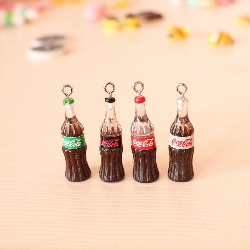 Cola Flasche Mit Haken Charms Für Schleim DIY Polymer Füllstoff Hinaus Schleim Zubehör Spielzeug Lizun Modellierung Ton Kit Für Kinder