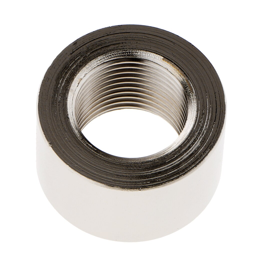 Universal O2 Oxygen Sensor Stepped Mounting Boss And Plugs Stainless Steel Chromed Adapter M18*1.5mm Thread Nut Bung