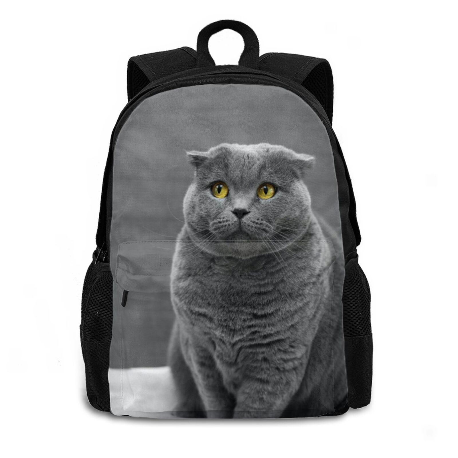 3D Animal Backpack for Women Dog Cat Horse Personal Bookbag for Boys and Girls School Rucksack with 15in Laptop Sleeve: Cat-3