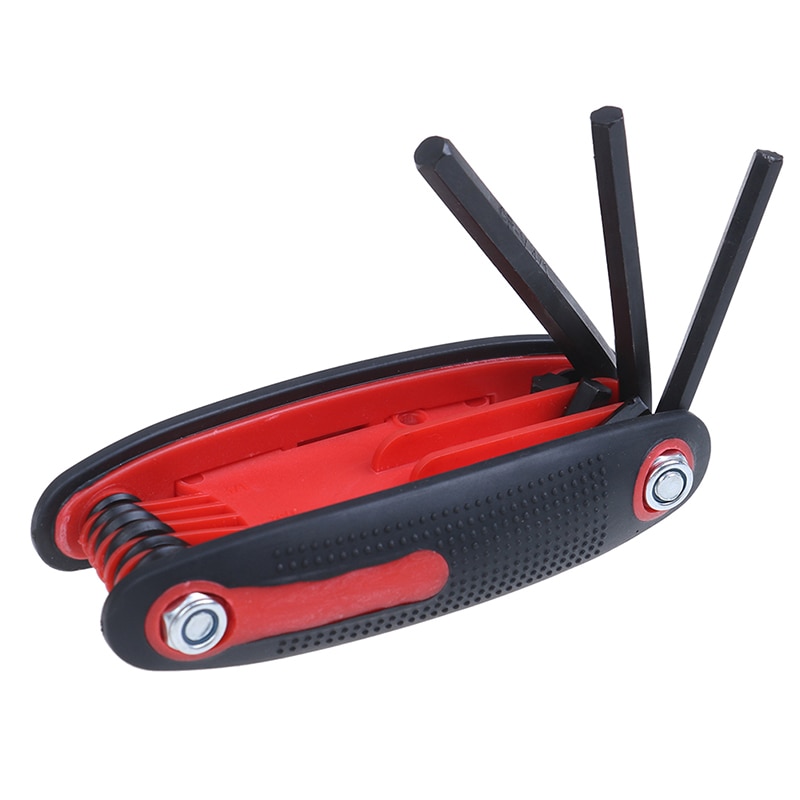 Folding Allen Key Set Hexagon Torque Wrench Tool Set Metric Universal Key Spanner Flat Keys Allen Wrench Hex Key Kit