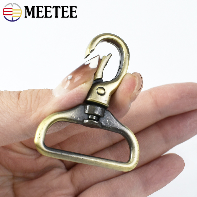 5/10/20Pcs 15/20/26/32mm Metal Bag Belt Buckles Swivel Lobster Clasp Buckle Carabiner Snap Hook Keychain DIY Sewing Accessories