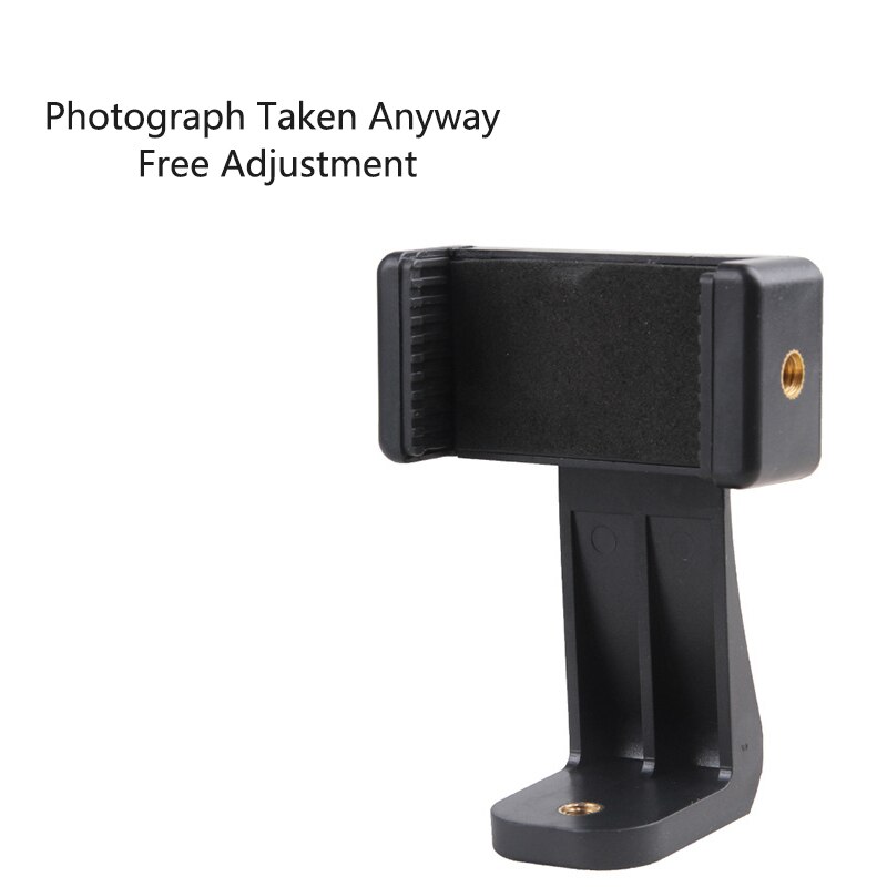 1/4" Phone Clip Holder Flash Shoe Screw Adapter Tripod Mount With Adjustable Clamp For All Phones Tripod Accessories