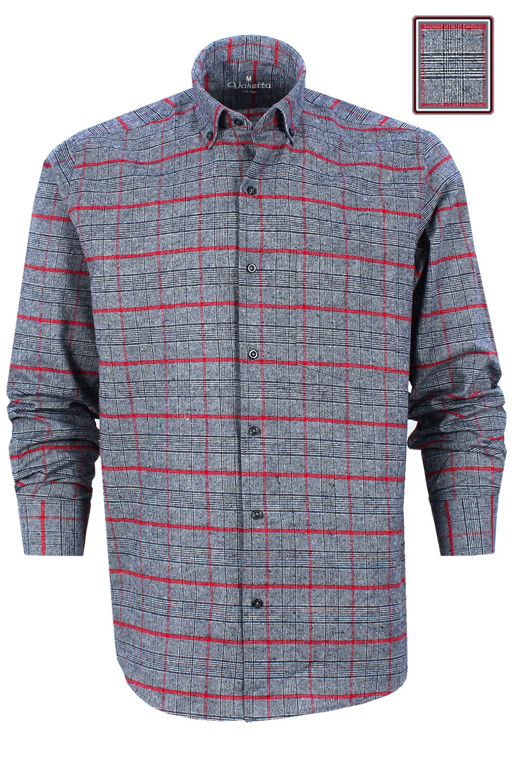 Flannel herre skjorte uld langærmet skjorte herre plaid enkelt lomme almindelig 100%  uld skjorte business vinter varetta lavet i kalkun