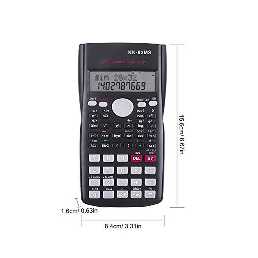 Studentexamen vetenskaplig kalkylator multifunktionskalkylator studenters kontorsräknare med 240 funktioner
