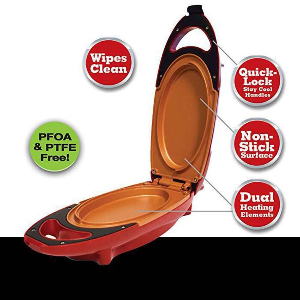 5 Minuten Warmte Non-stick Koekenpan Multifunctionele Rookvrije Pan Upscale Elektrische Barbecue Steak Pan