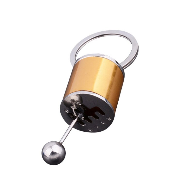 Metal Anti Stress Fob Keyring Car 6 Speed Gearbox Gear Fidget Toy Shift Racing Tuning Model Keychain Novelty Car Toys: A5