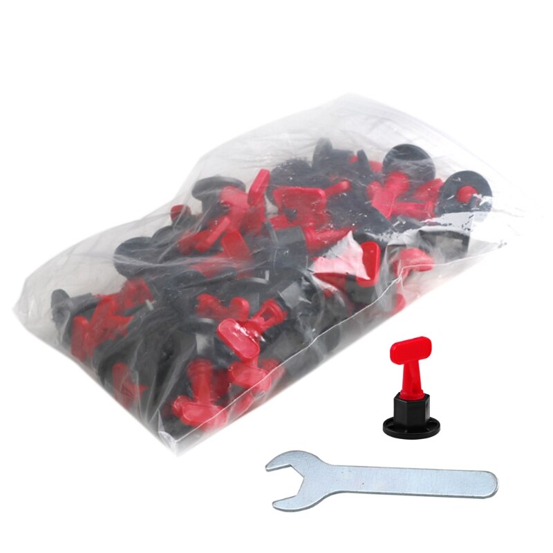 The PP Material Ceramic Tile Spacer Tile Leveling System Kit Wall Building Construction Ceramic Tile Installation Tool