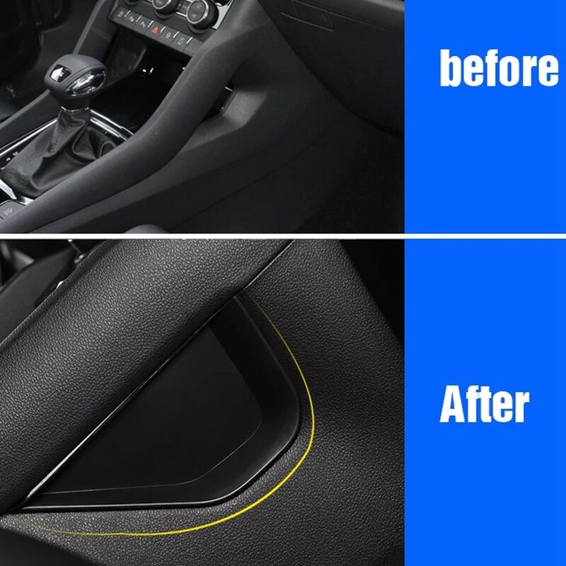 Til skoda kodiaq tilbehør bil interiør rumplade opbevaringsboks central kontrolbetræk bil-styling dekoration trim