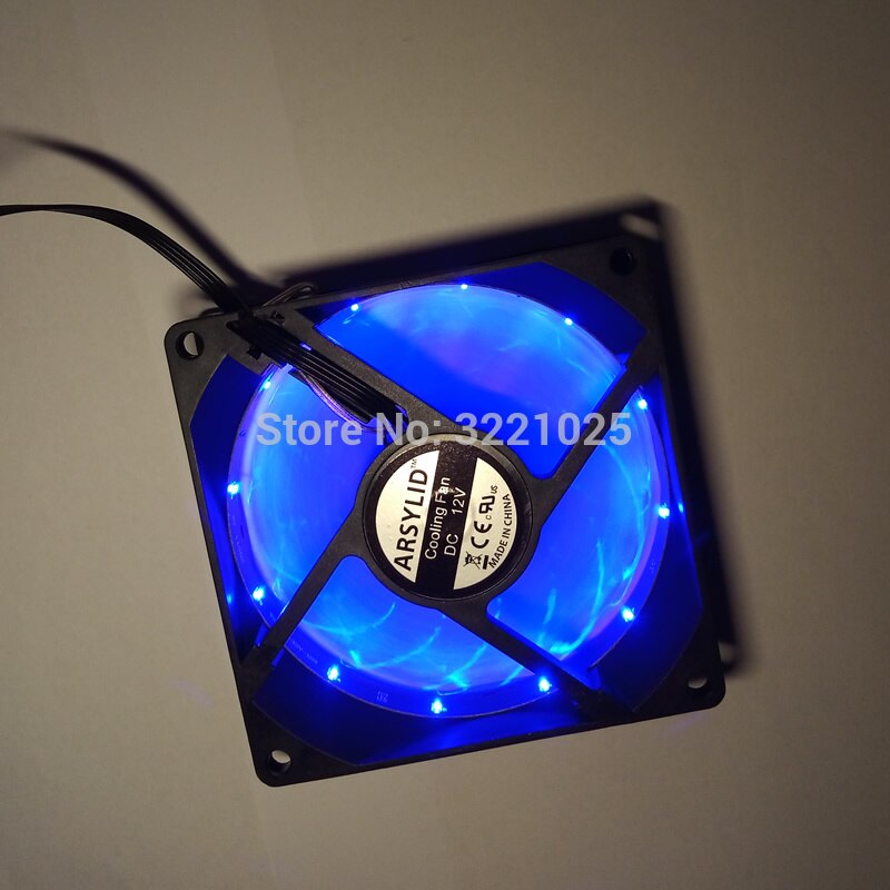 ARSYLID CPU 90mm 9 cm 9025 fan koelventilator computer case 4pin temperatuurregeling 9 cm fan