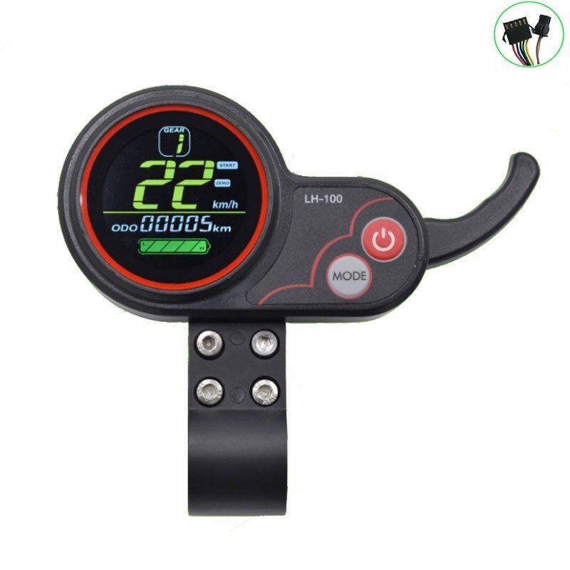 thumbnail image 2 of F3 E-Bike NFC LCD Display Color Animated Meter UART 24V 36v 48v 60v Electric Scooter Nfc Lcd Meter Speedometer Sm5pin 2 of 14
