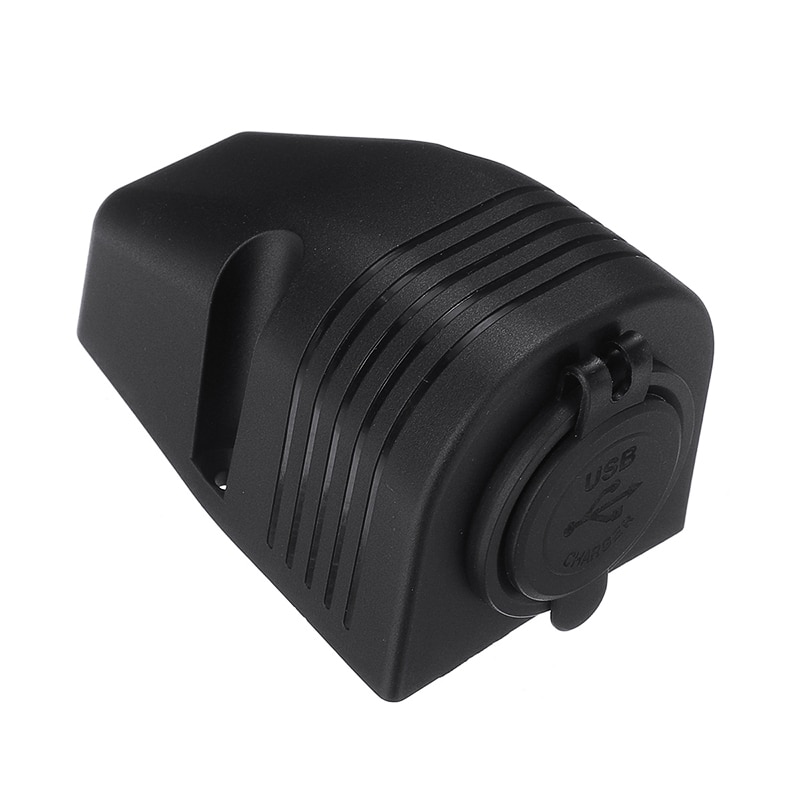 Dc 12V 24V Dual 3.1A Usb-poort Socket Auto Usb Lader Adapter Met Stofkap Voor Caravan Camper van Boot Camper