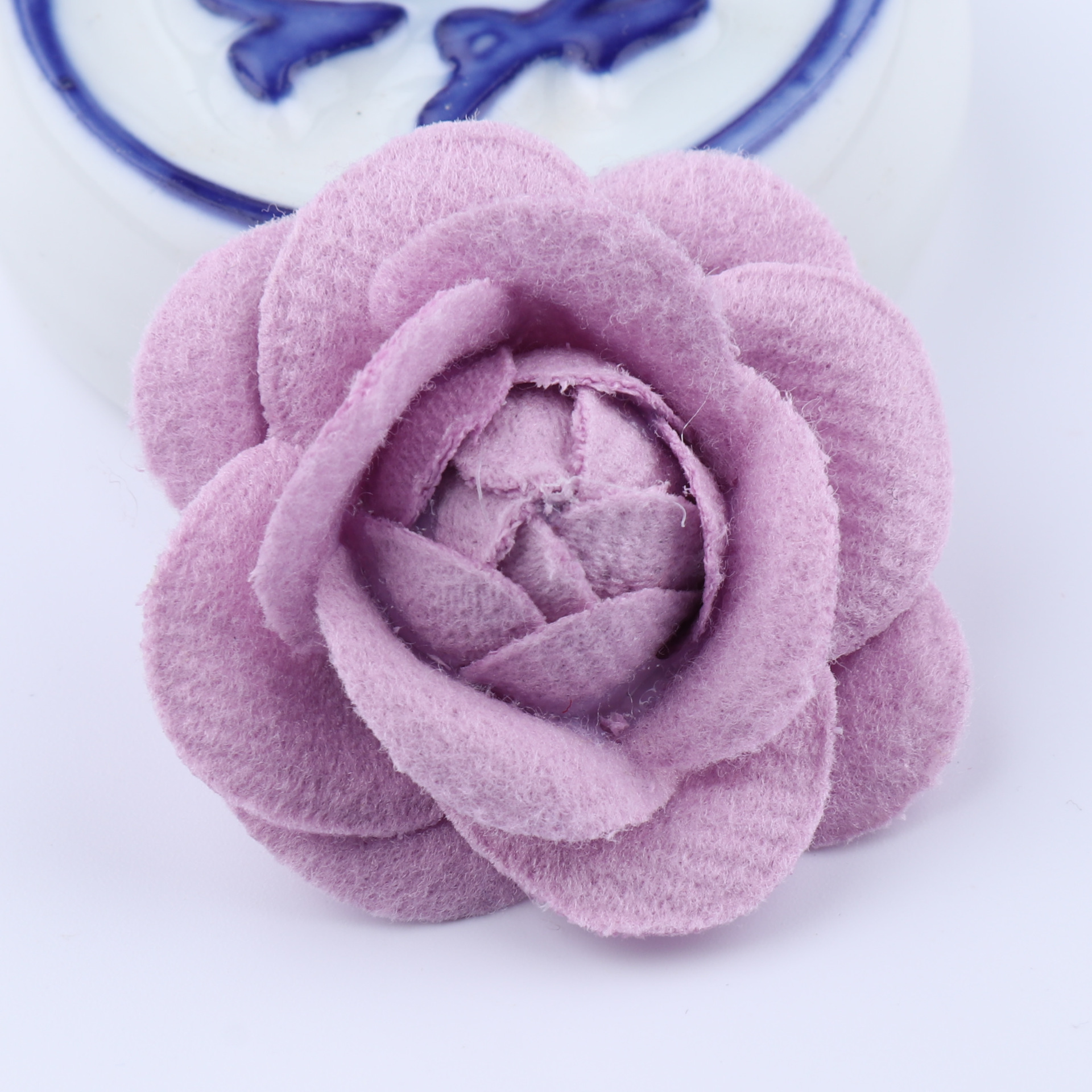 5x Kunstige Blomster 4cm - Rose Hoveder DIY til Hårpynt og Sløjfer