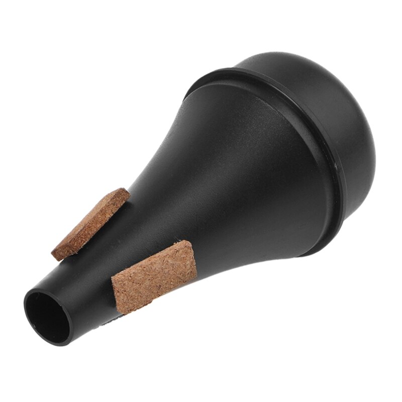 Black Trumpet Straight Practice Cup Mute Lightweight