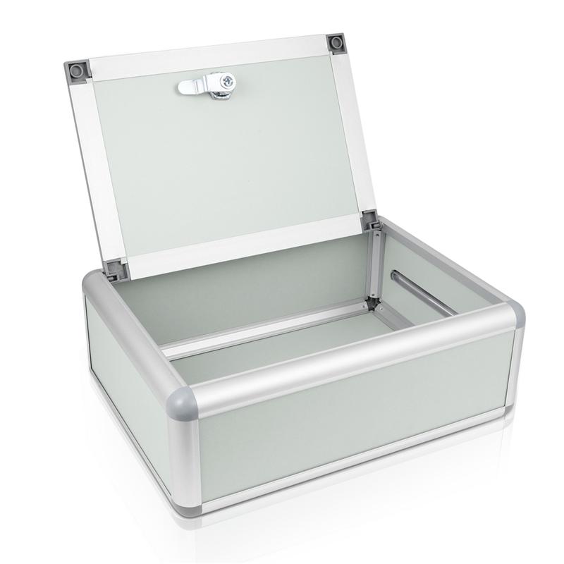 Small Suggestion Box Mailbox with Lock Wall Hanging Complaint Box Aluminium Alloy Box Decorative Post Box Wall Mounted Mail Box