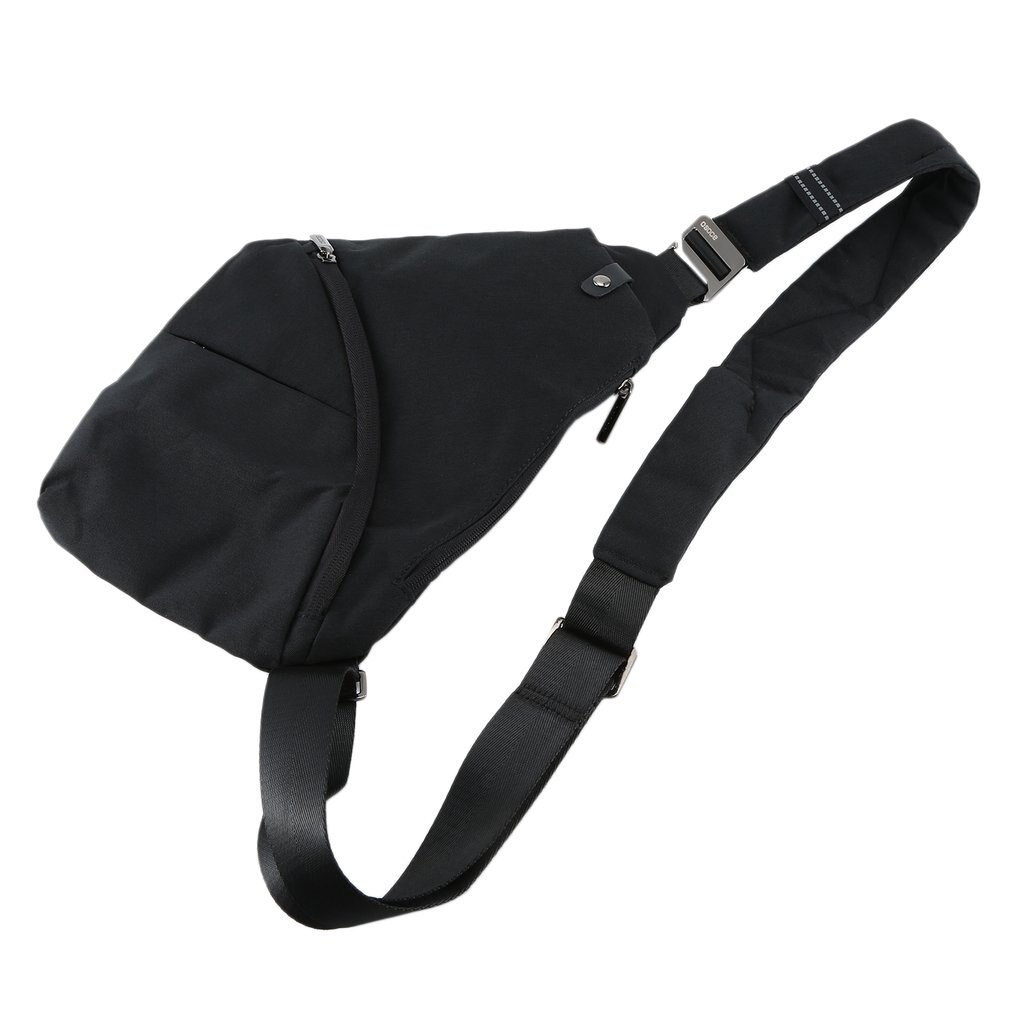 une épaule en bandoulière hommes sac de poitrine coréen sport décontracté imperméable en Nylon toile petit sac à dos