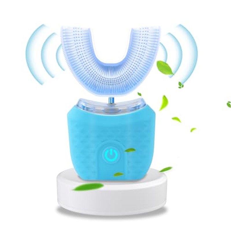 Toothbrush Teeth Whitening U Shape Type Toothbrush 360 Degree Silicone Automatic Electric Soft Toothbrush