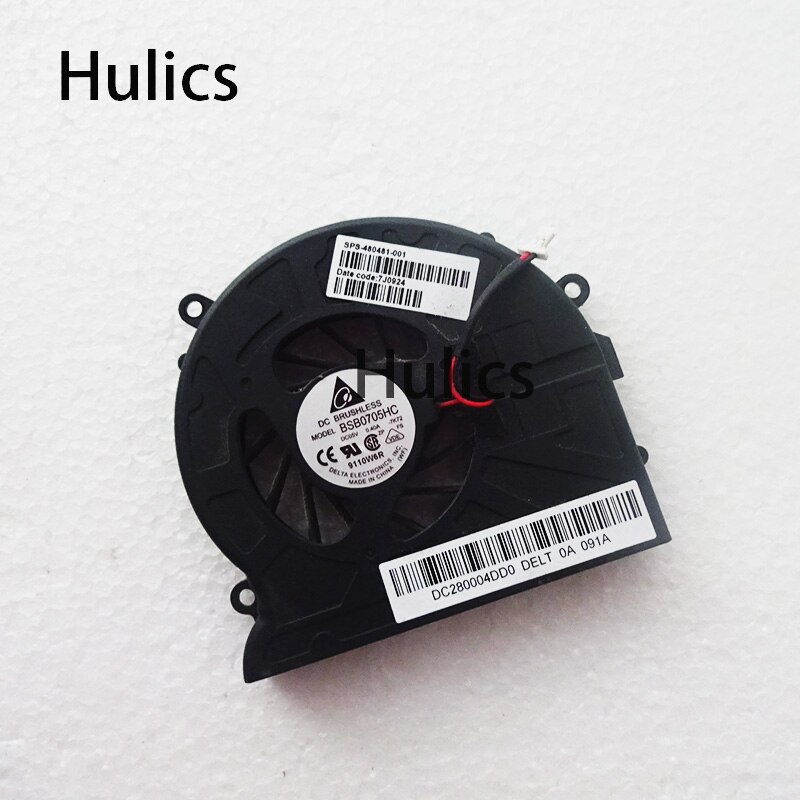Hulics Original CPU cooling Radiator heatsink for HP DV7 DV7-1000 INTEL 481144-001 AT03X0010C0 480481-001 FAN: A