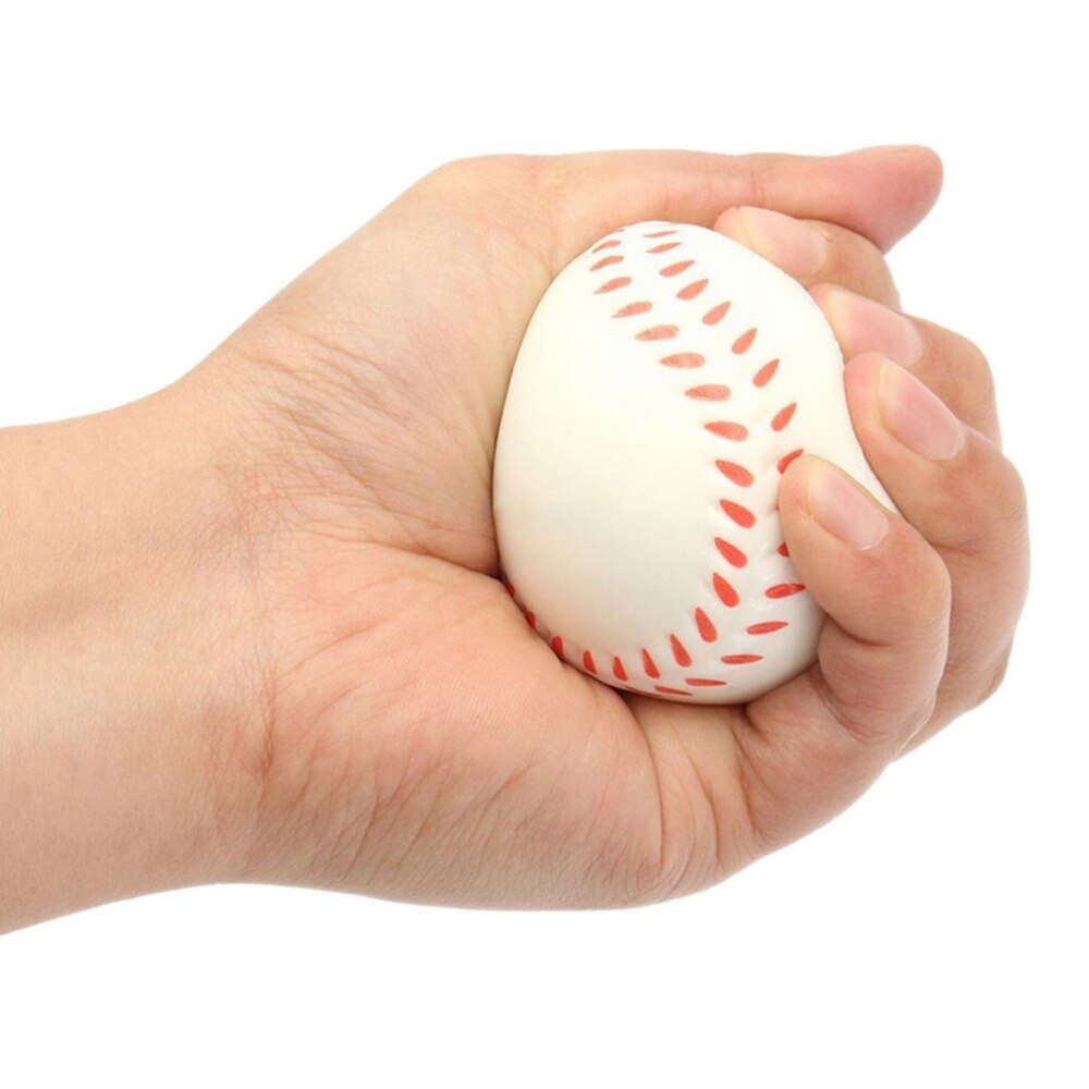 ! 1pc 6.3cm relax balle masseur à main jouet Baseball Football forme anti-Stress