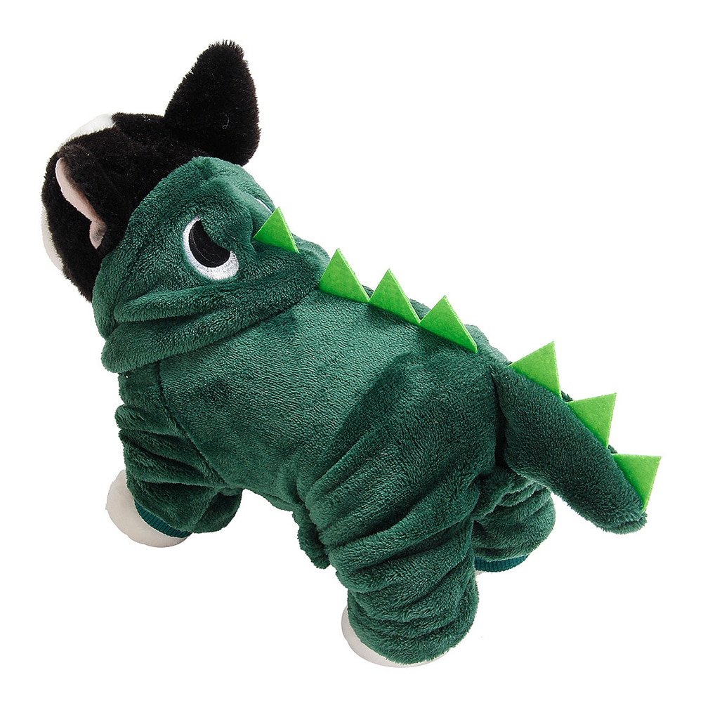 Juhla halloween koriste söpö dinosauruksen muotoinen koiran vaatteet haalarit lemmikkeille koiranpentu huppari vaatteet tee itse cosplay puku