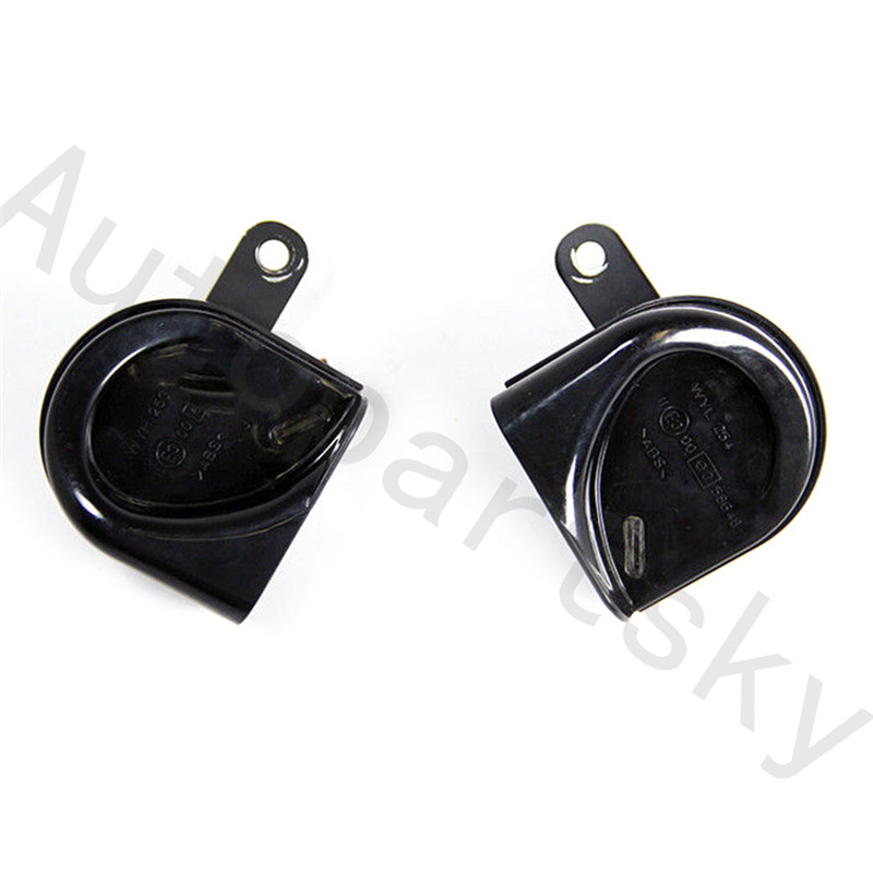 [Set Of 2PCS] Good High + Low Tone Horns 12V 4A 108dB For Honda Accord For Acura TSX / RL Part # 38150SDBA02 38100SDBA02
