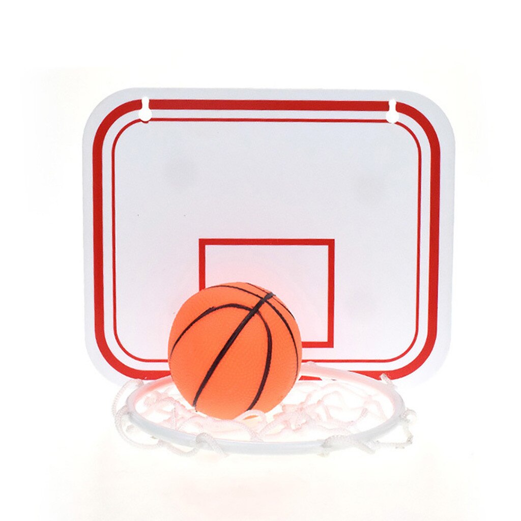 Juego de aro de baloncesto para niños, Mini Marco de plástico plegable de suspensión portátil para interiores, accesorios deportivos #33