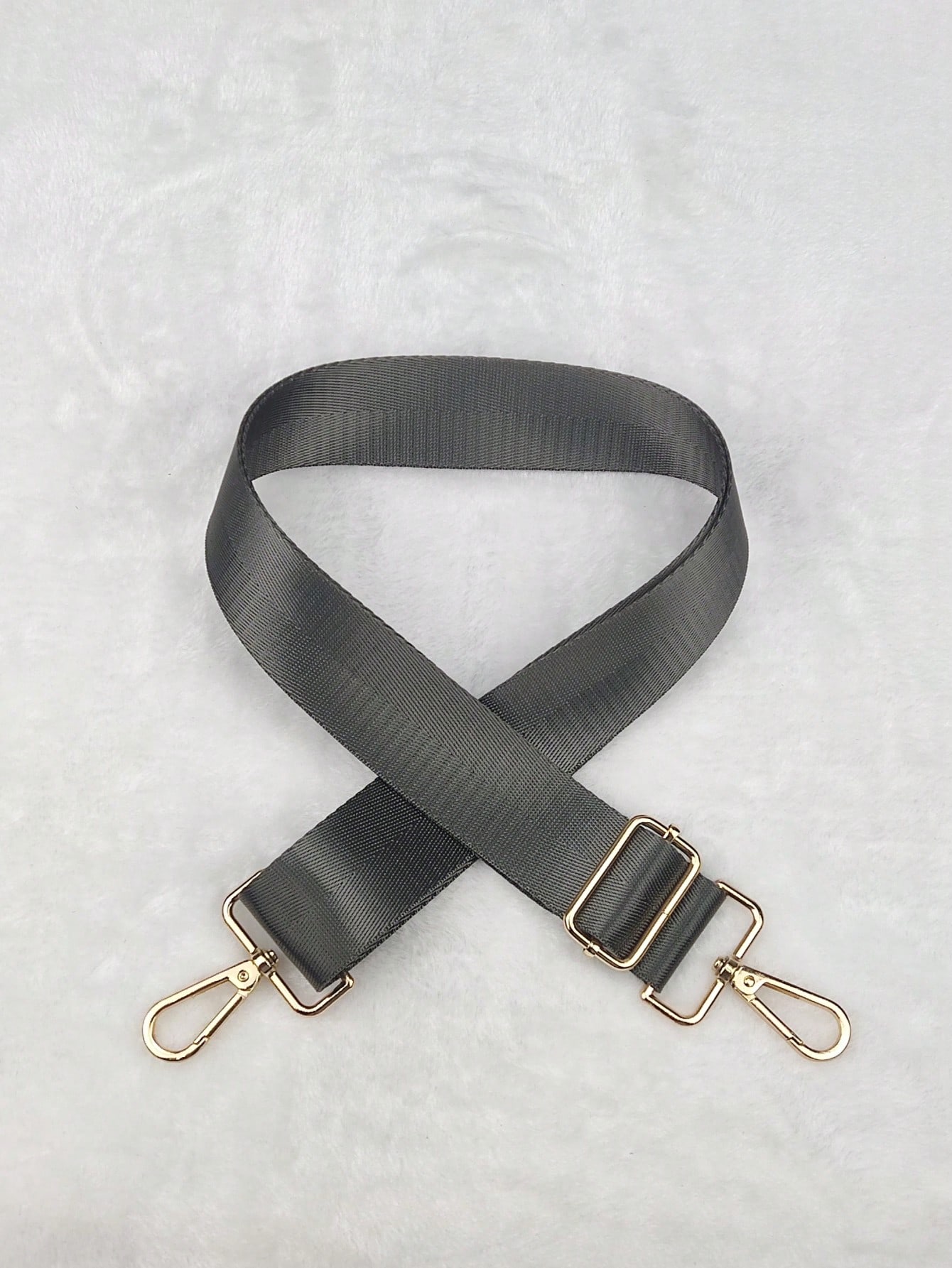 Cinturón ajustable para bolso cruzado, correa de hombro de poliéster tejido, Asa Simple de Color sólido: 3 / 8 pulgadas / Rosa fuerte