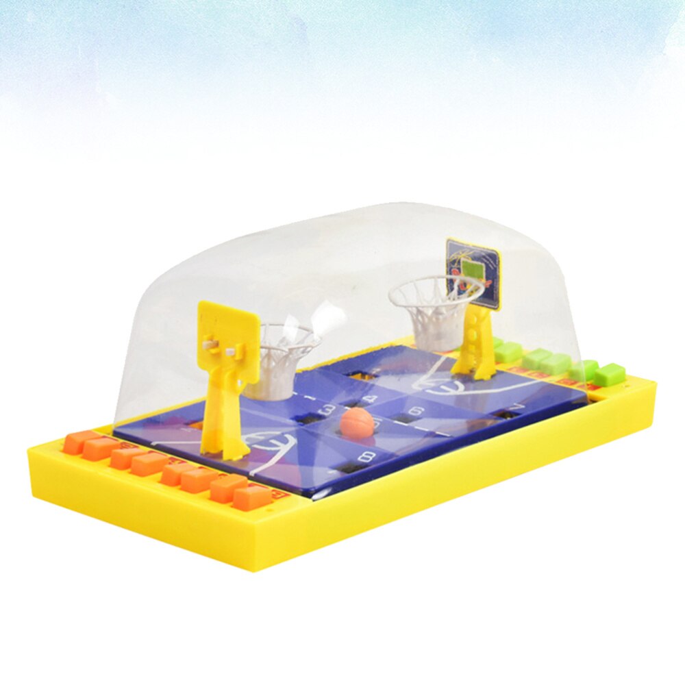Finger Playing Game Parent-child Interactive Basketball Field (Yellow)