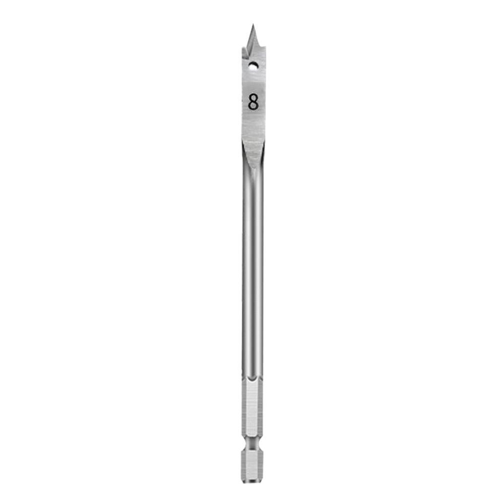 Juego de brocas planas de acero de alto carbono para madera, herramienta de carpintería duradera, Multifun-centional, 6-50mm: Oro