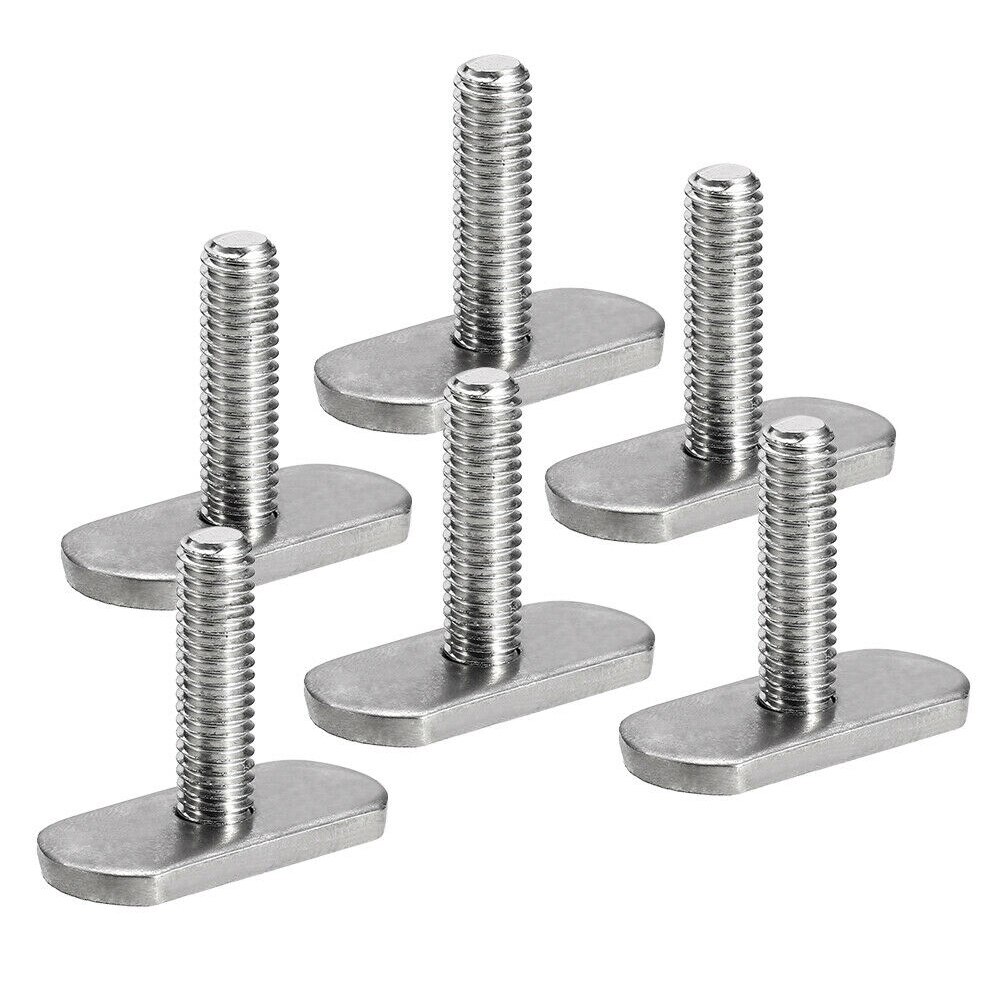 6 uds. Partes de la lancha de canoa de acero inoxidable pernos para exteriores tornillos de Kayak Mini herrajes accesorios de esquí acuático pesca
