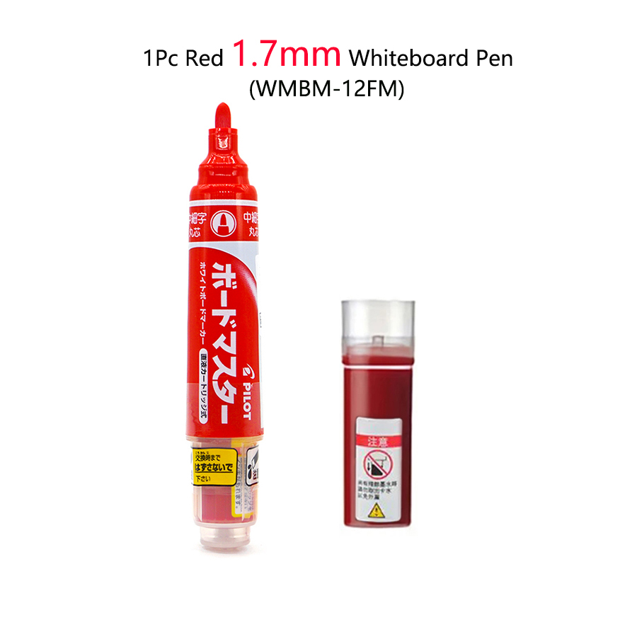 Pilot Whiteboard Marker Erasable Refillable Liquid Ink White Board Markers Large Capacity Teacher Painting Office Supplies: Burgundy