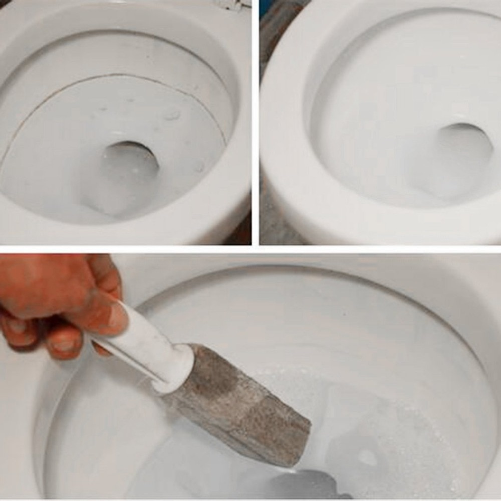 1Pc Toilets Cleaner Stone Natural Pumice Stone Toilets Brush Quick Cleaning Stone Cleaner With Long Handle for Toilets Sinks