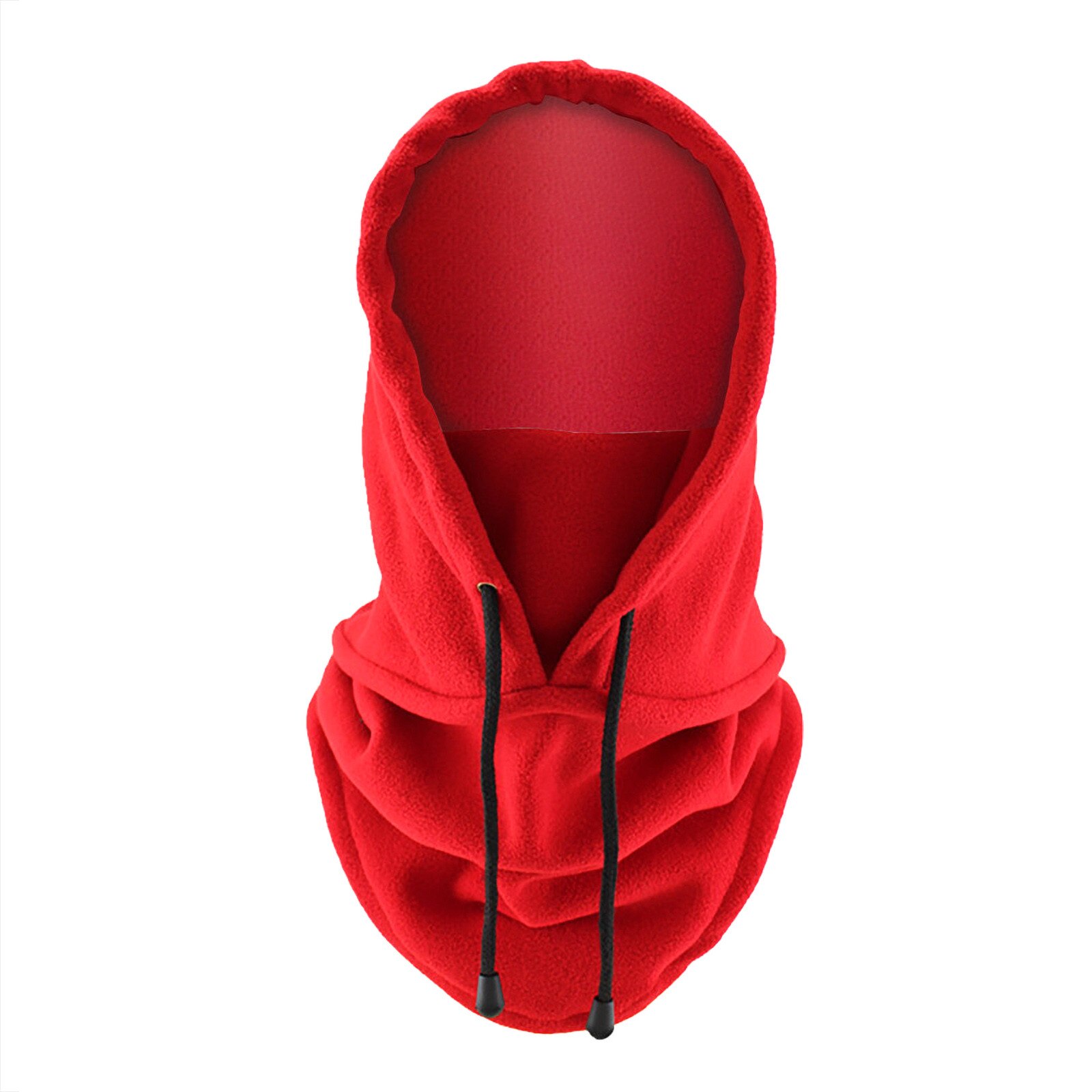 Full Face Mask Women Men Bomber Hats Motorcycle Windproof Ski Outdoor Winter Sport Scraf Hat Caps: Rood