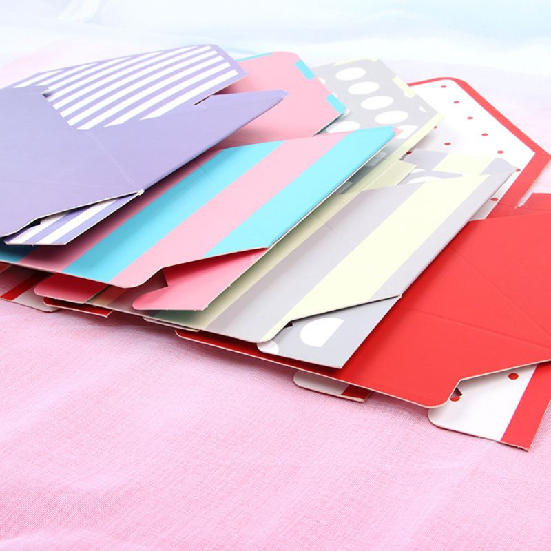 Creatieve Envelop Vouw Bloem Opbergdoos Wedding Engagement Party Decor Stip Strepen Gedrukt Karton Verpakking 8